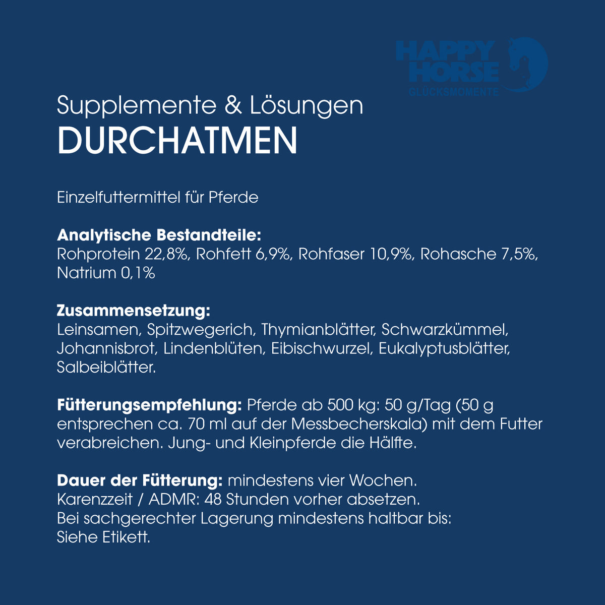 HAPPY HORSE Durchatmen 1,5 kg