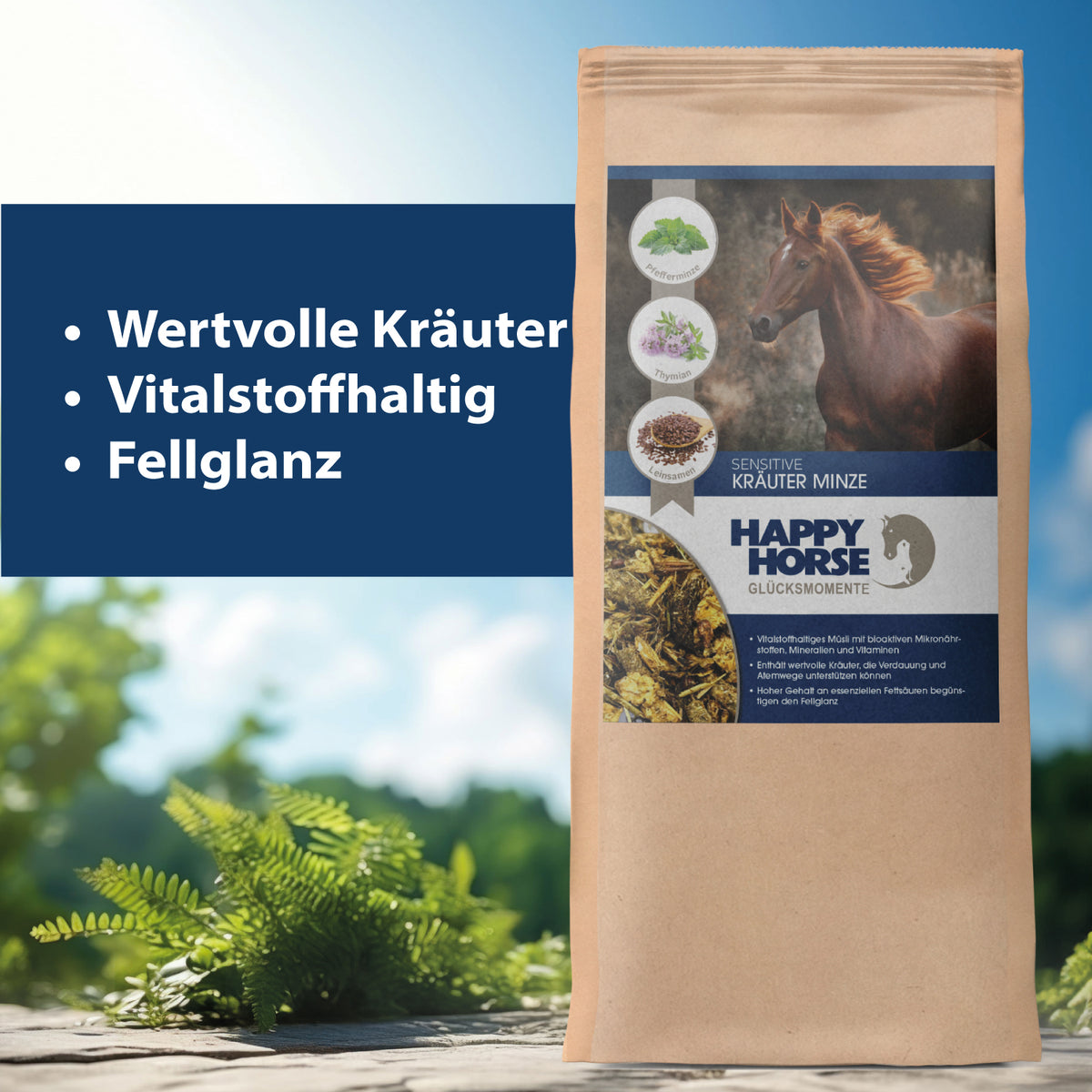 HAPPY HORSE Sensitive - Kräuter Minze