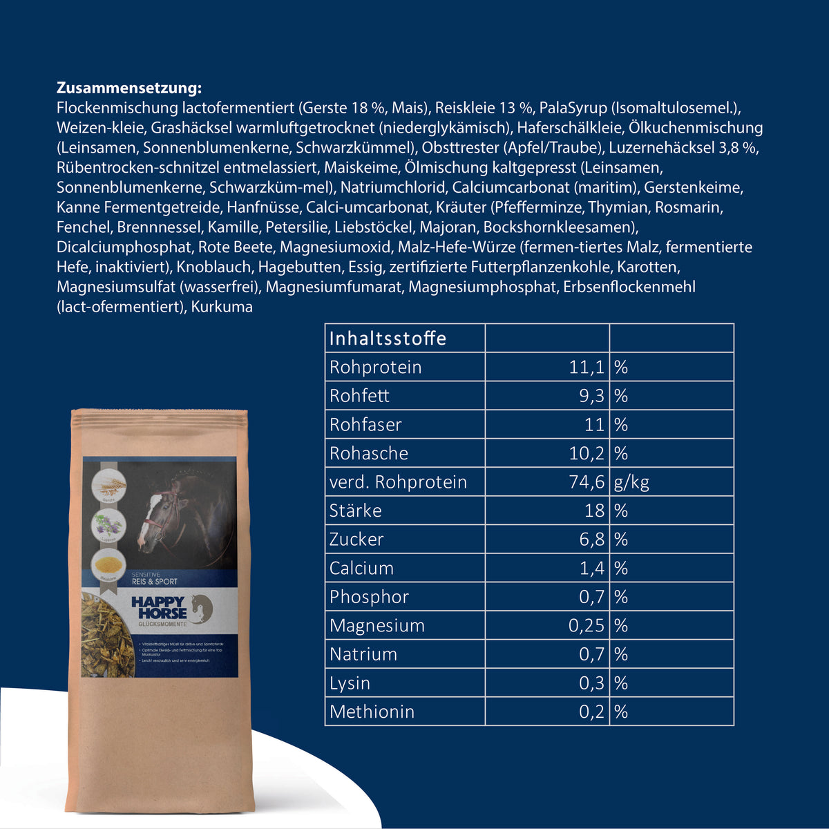 HAPPY HORSE Sensitive - Reis & Sport