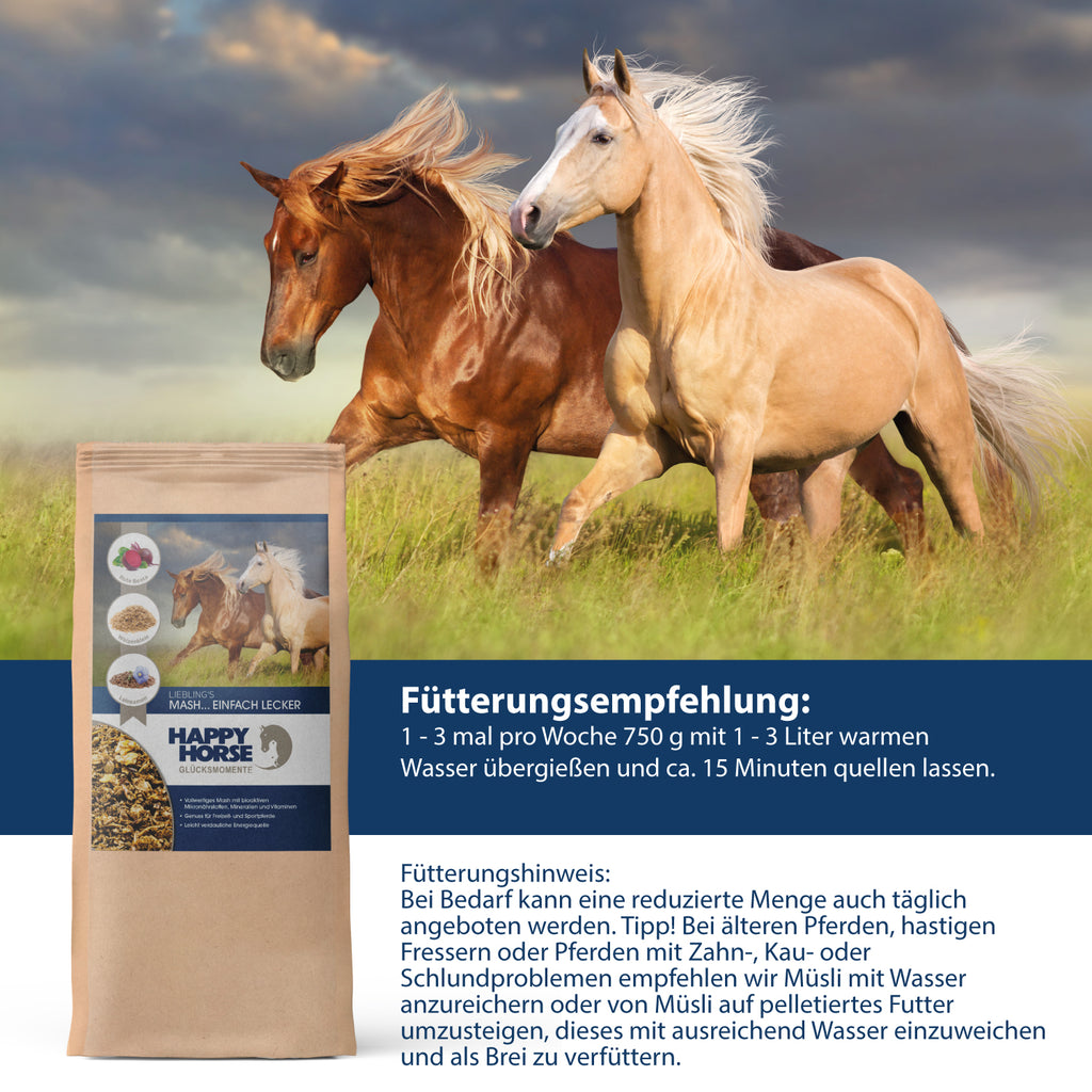 HAPPY HORSE Lieblings Mash "einfach lecker" 14 kg