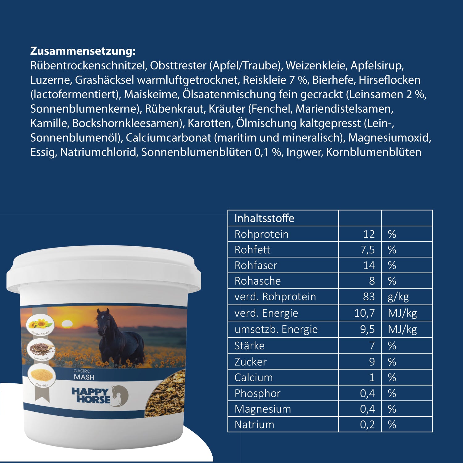 HAPPY HORSE Gastro Mash 5 kg