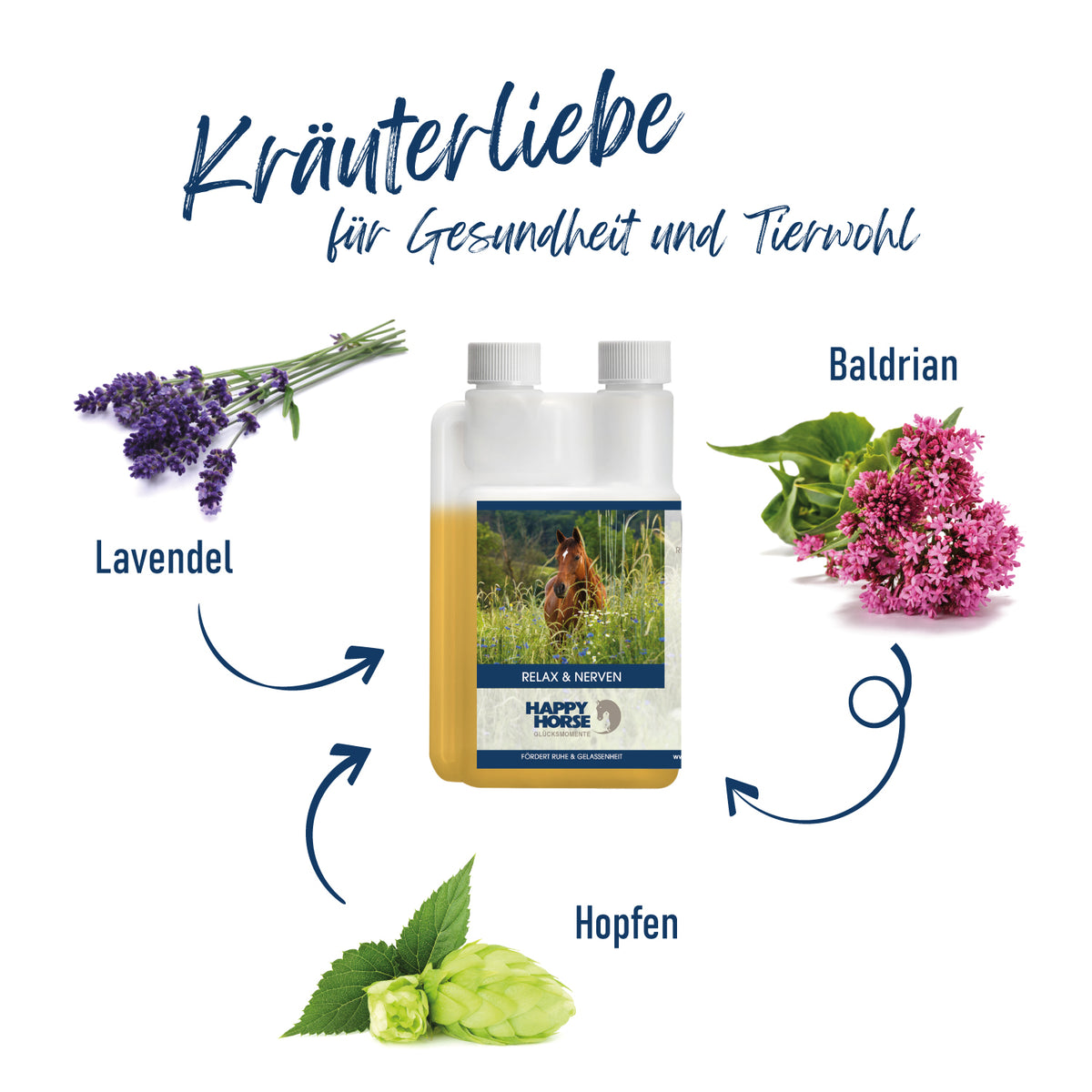 HAPPY HORSE Relax & Nervensaft 1.000 ml