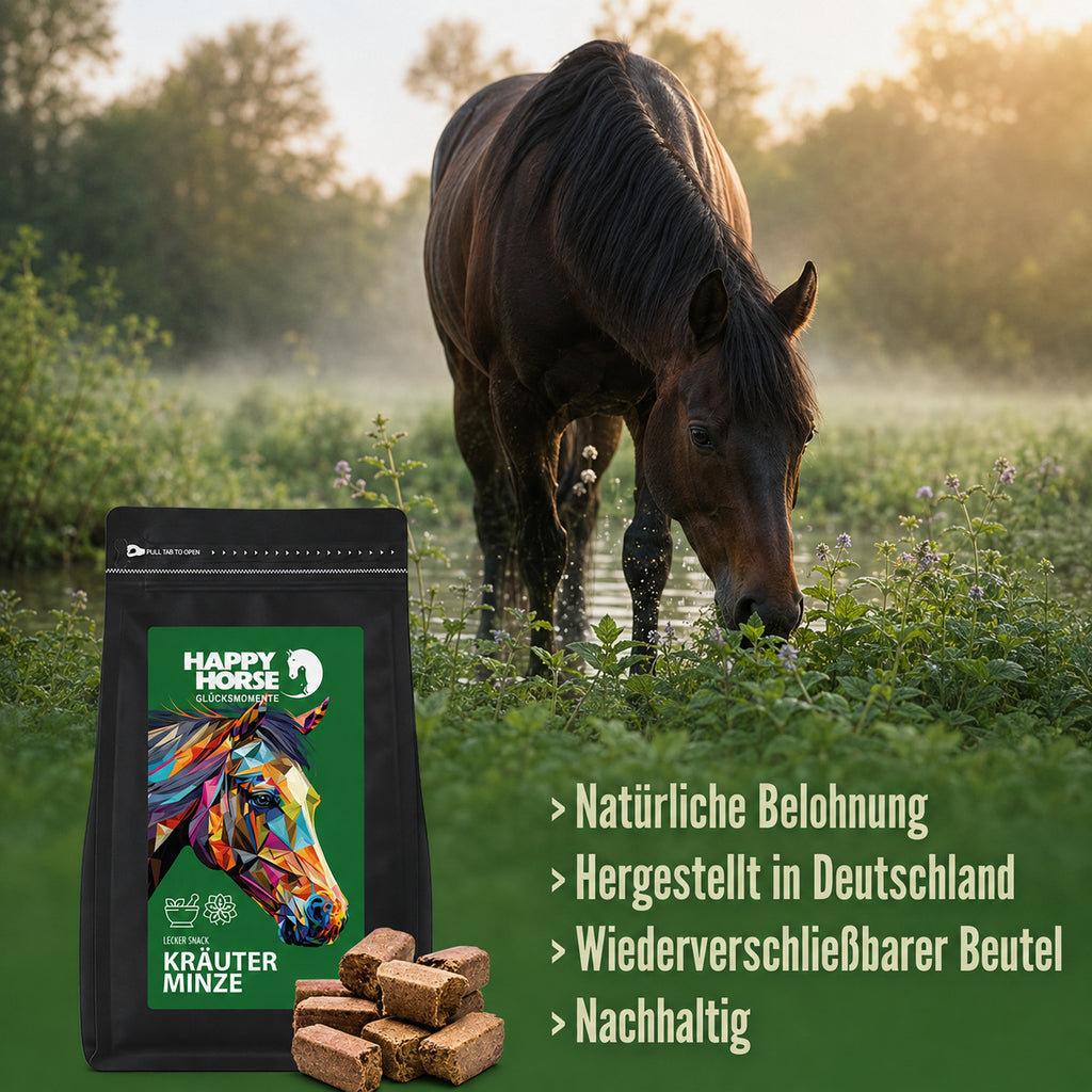 HAPPY HORSE Lecker Snack "Kräuter - Minze" 800 g