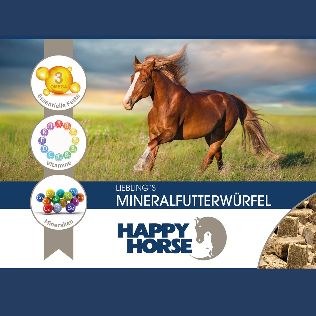 HAPPY HORSE Lieblings Mineralfutterwürfel 5 kg