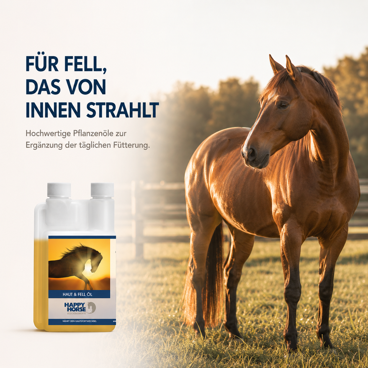 HAPPY HORSE Futteröl 500 ml