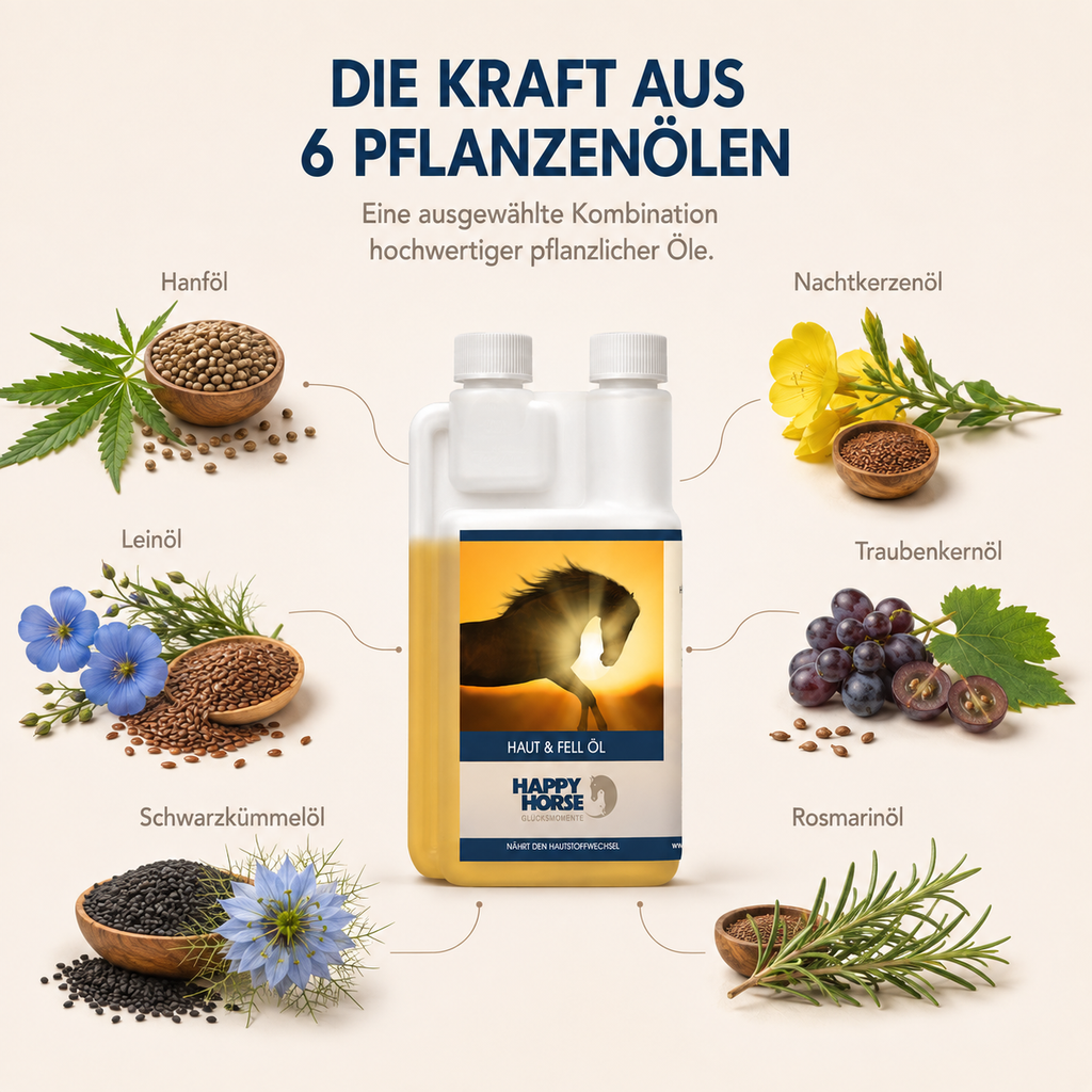 HAPPY HORSE Futteröl 500 ml