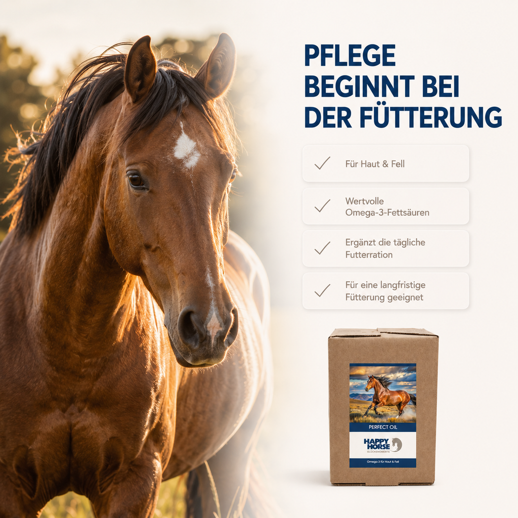 HAPPY HORSE Perfect Oil - Leinöl 5 Liter