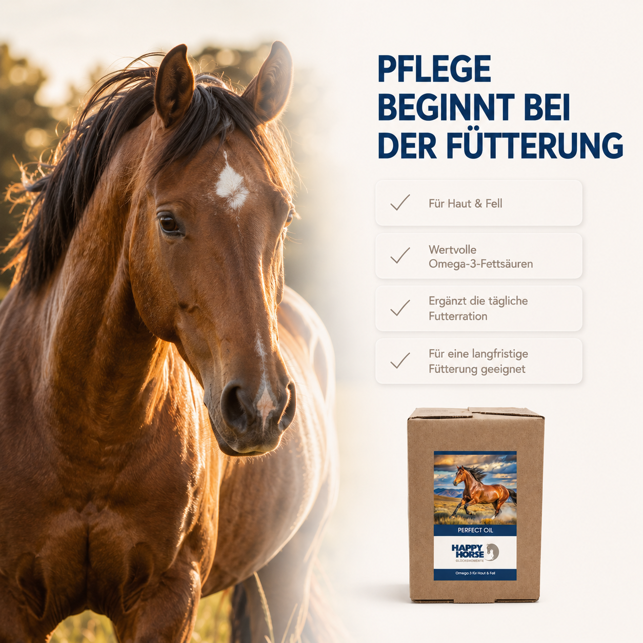 HAPPY HORSE Perfect Oil - Leinöl 5 Liter