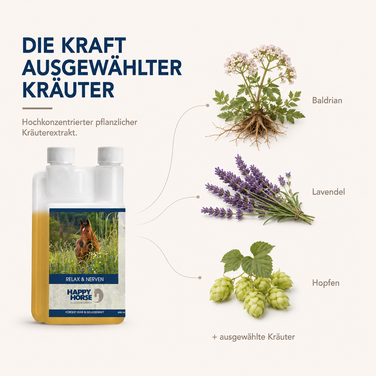 HAPPY HORSE Relax & Nervensaft 1.000 ml